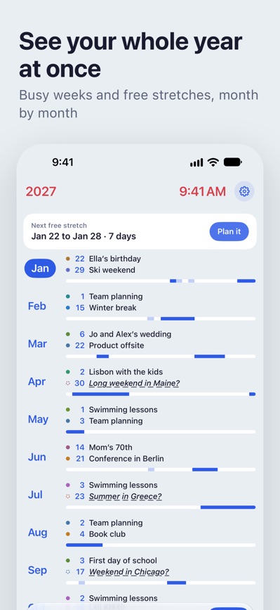 Calendaria App Store screenshot