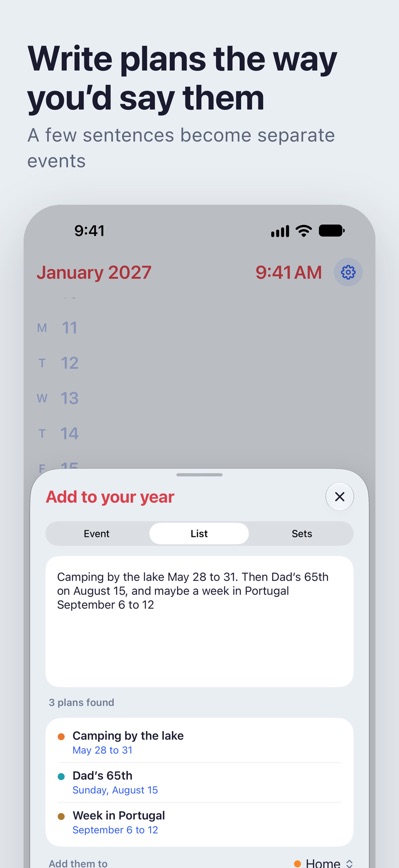 Calendaria App Store screenshot