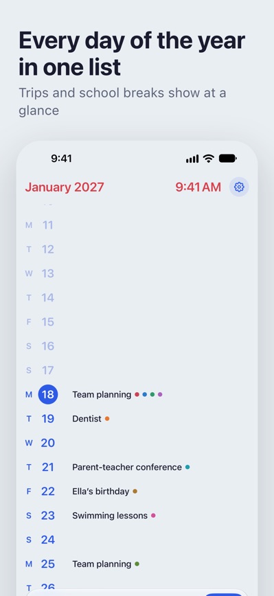 Calendaria App Store screenshot