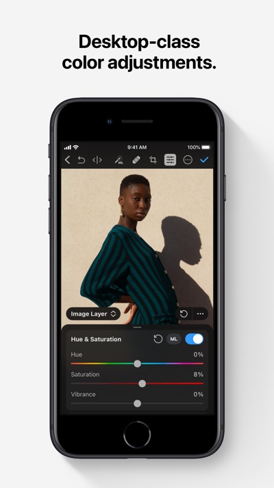 Photomator App Store screenshot
