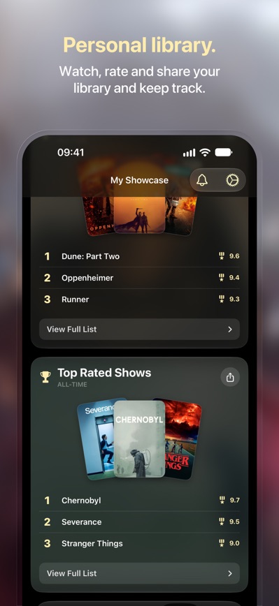 Showcase App Store screenshot